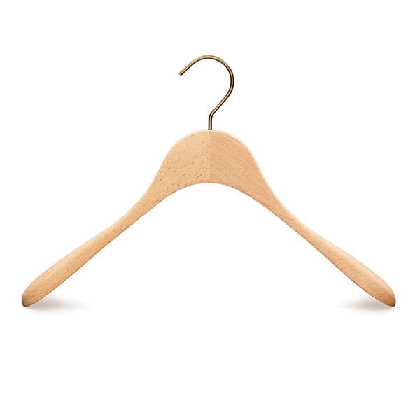 Beech wooden design clothing hanger
