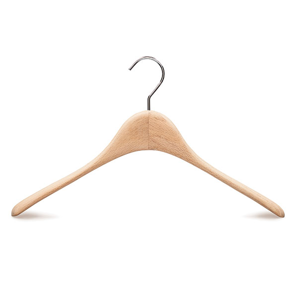 Beech wooden design clothing hanger