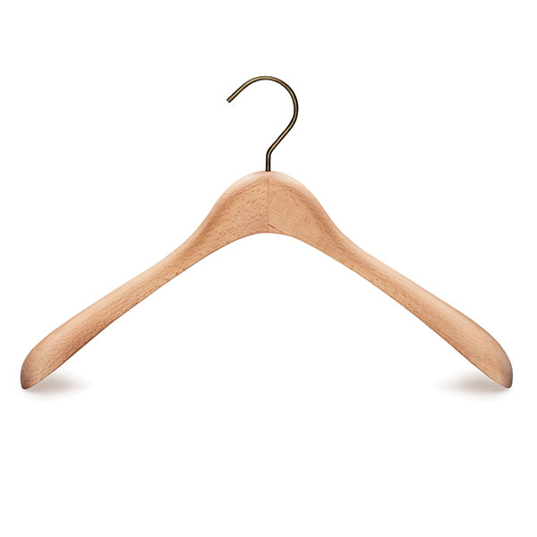 Beech wooden design clothing hanger